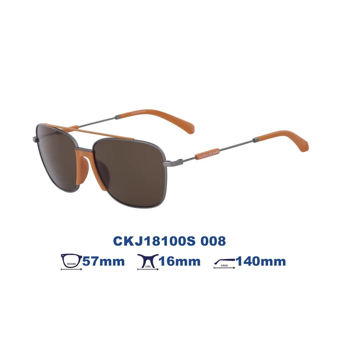  Kính mát Calvin Klein Jeans CKJ18100S 008 