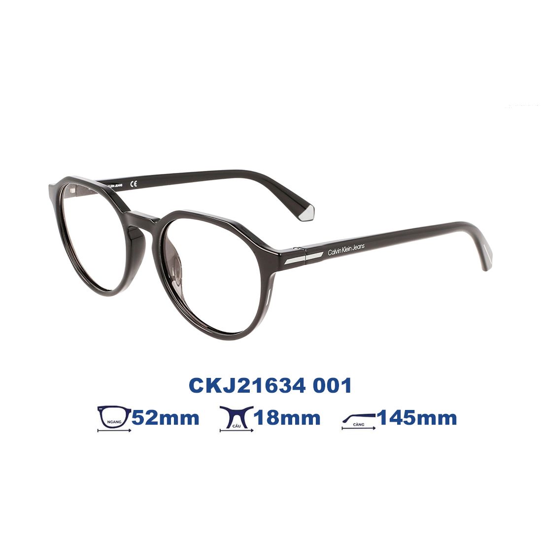  Gọng kính Calvin Klein Jeans CKJ21634 001 