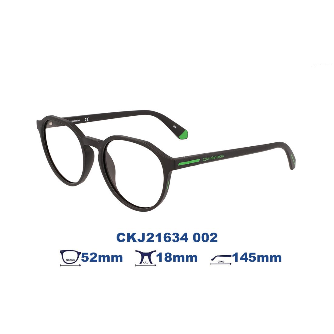  Gọng kính Calvin Klein Jeans CKJ21634 002 