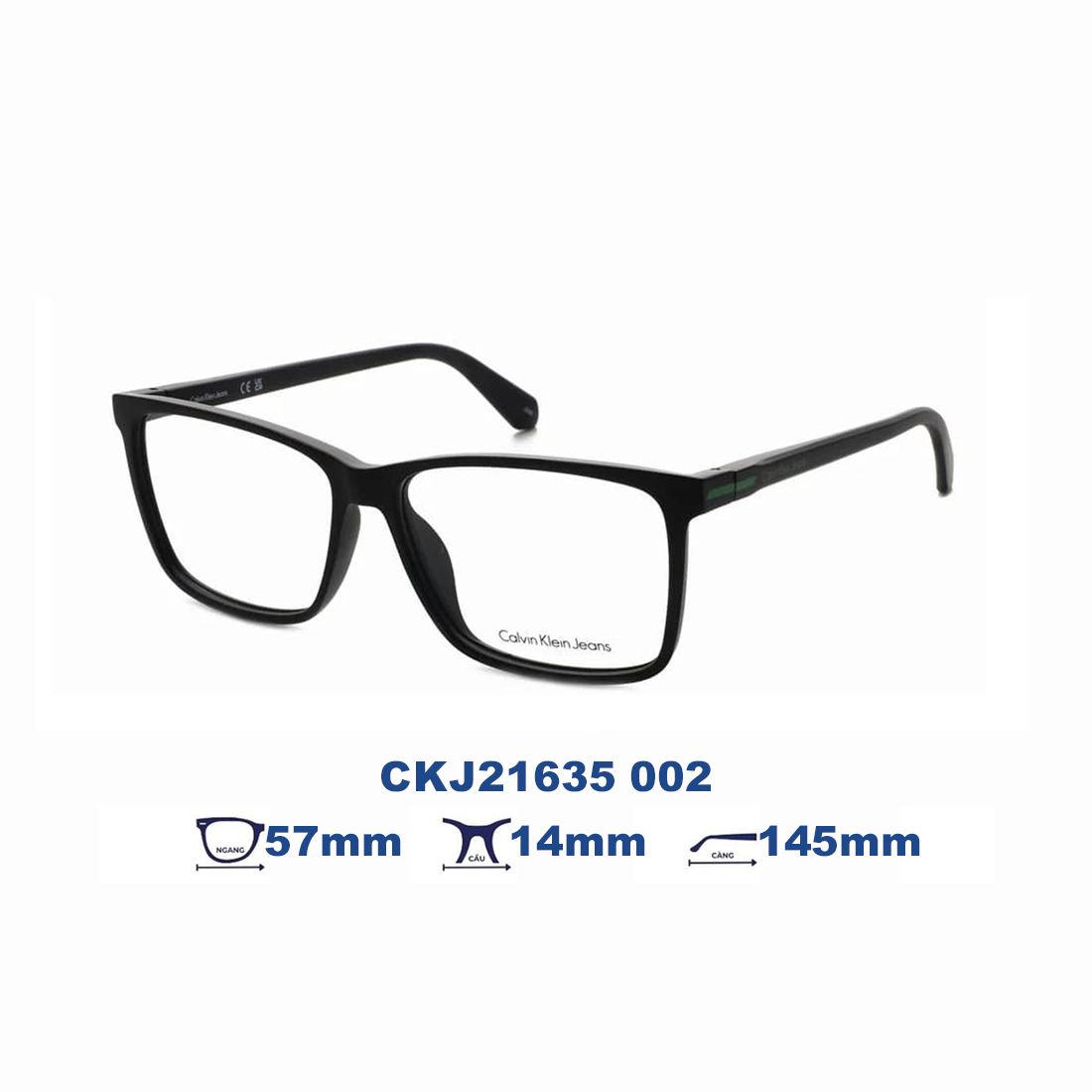  Gọng kính Calvin Klein Jeans CKJ21635 002 