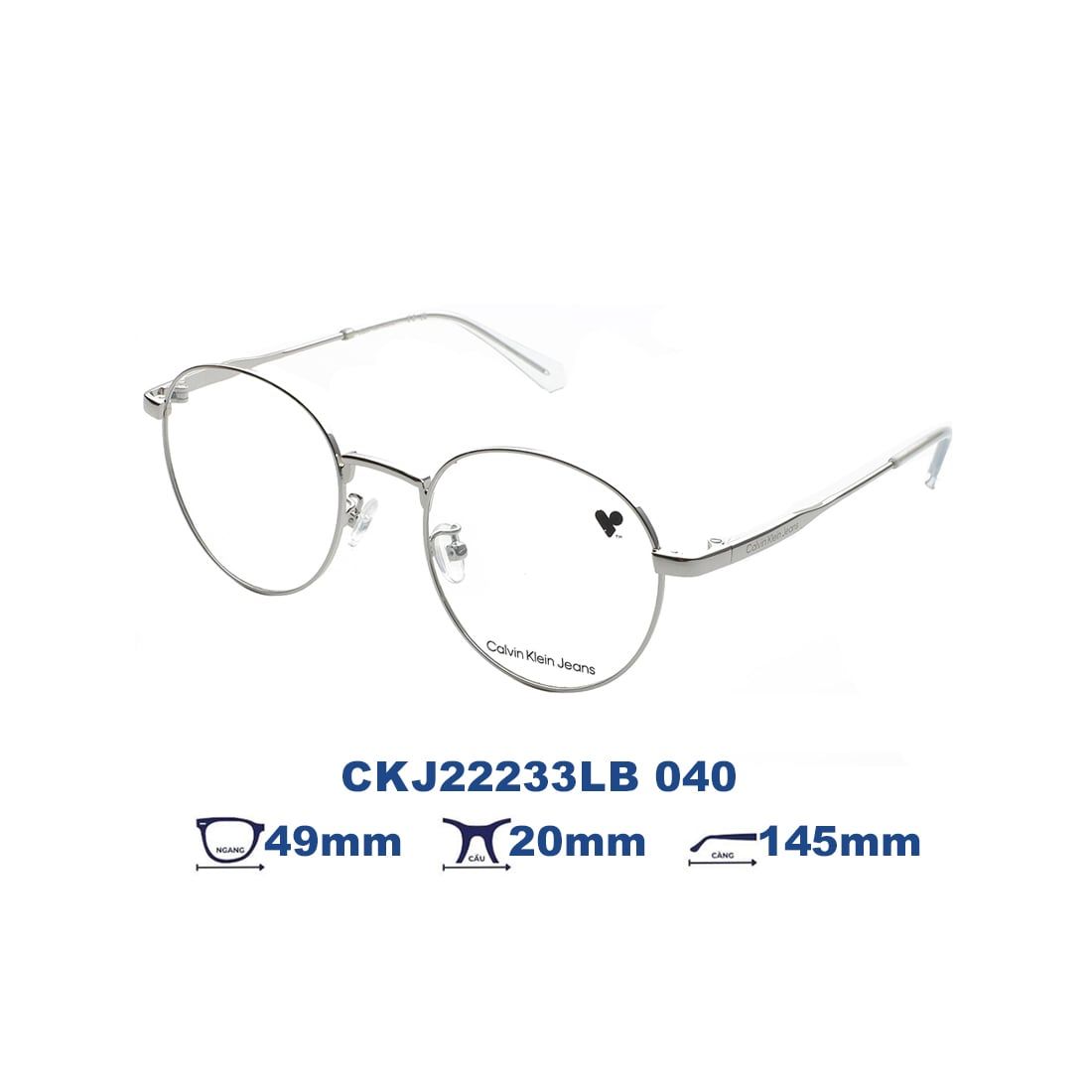  Gọng kính Calvin Klein Jeans CKJ22233LB 040 