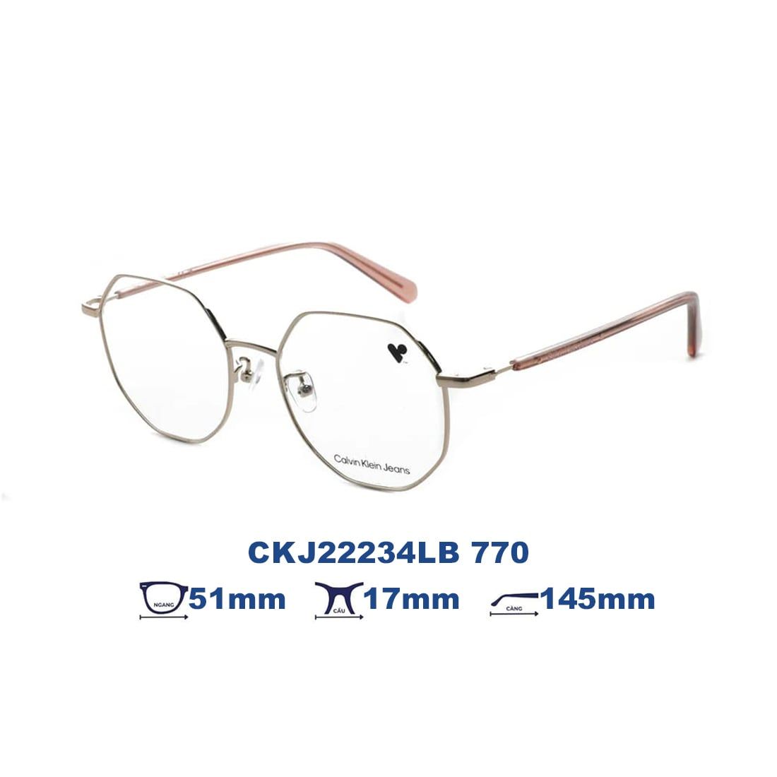  Gọng kính Calvin Klein Jeans CKJ22234LB 770 