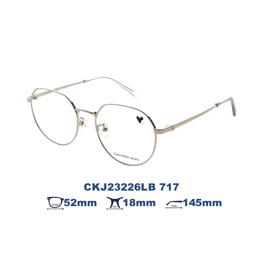 Gọng kính Calvin Klein Jeans CKJ23226LB 717 