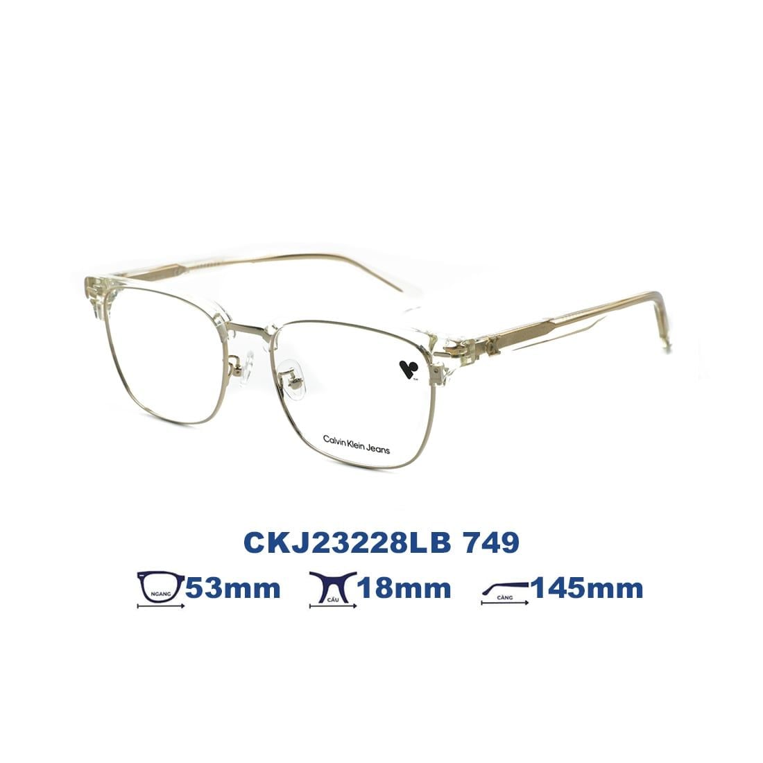  Gọng kính Calvin Klein Jeans CKJ23228LB 749 