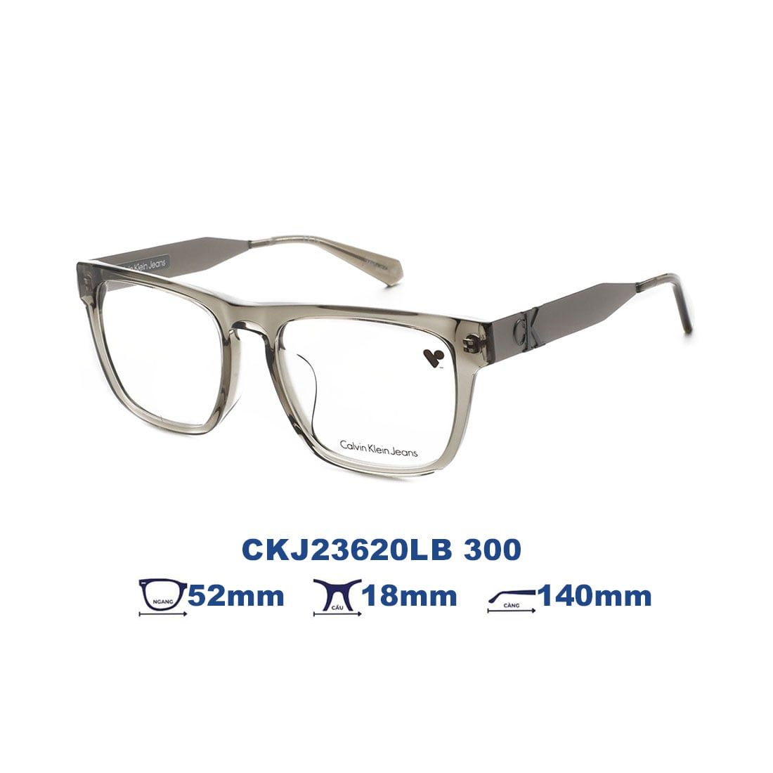  Gọng kính Calvin Klein Jeans CKJ23620LB 300 