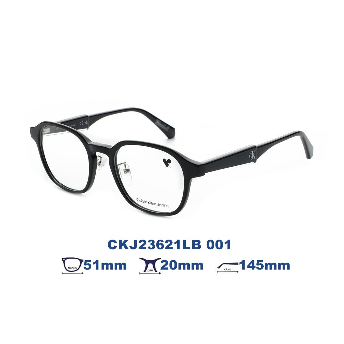 Gọng kính Calvin Klein Jeans CKJ23621LB 001 