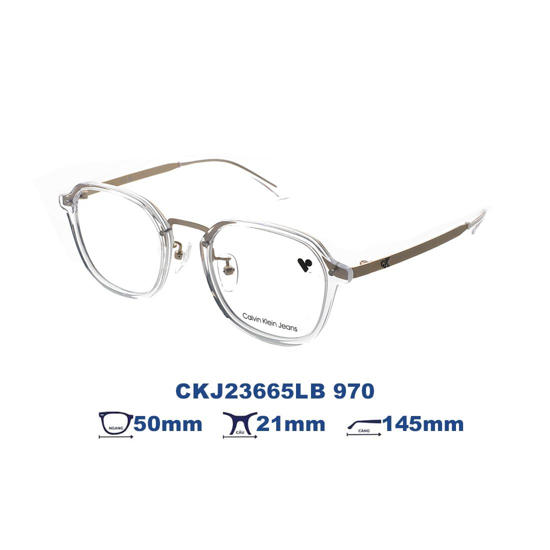  Gọng kính Calvin Klein Jeans CKJ23665LB 970 