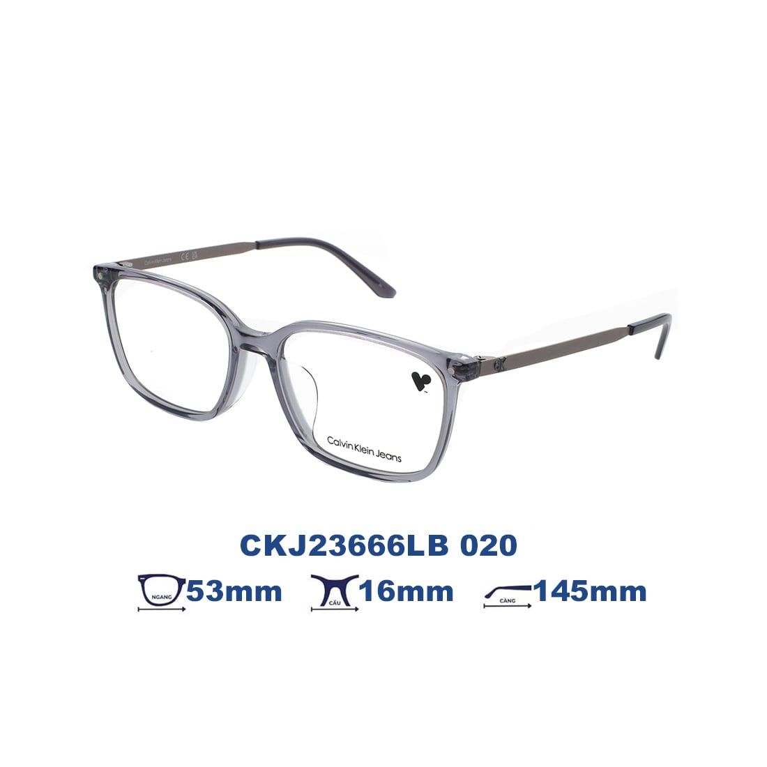  Gọng kính Calvin Klein Jeans CKJ23666LB 020 