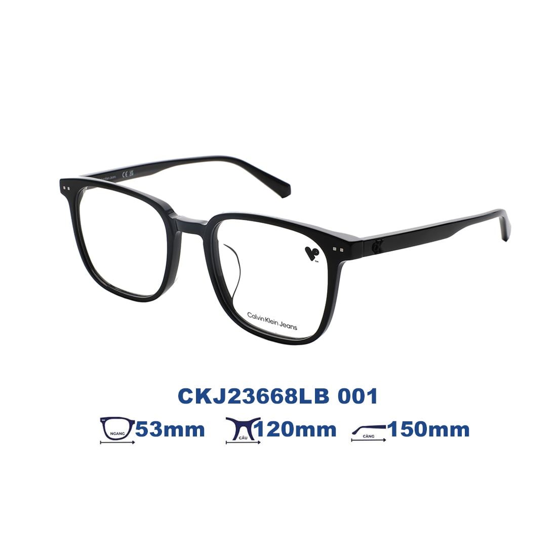  Gọng kính Calvin Klein Jeans CKJ23668LB 001 