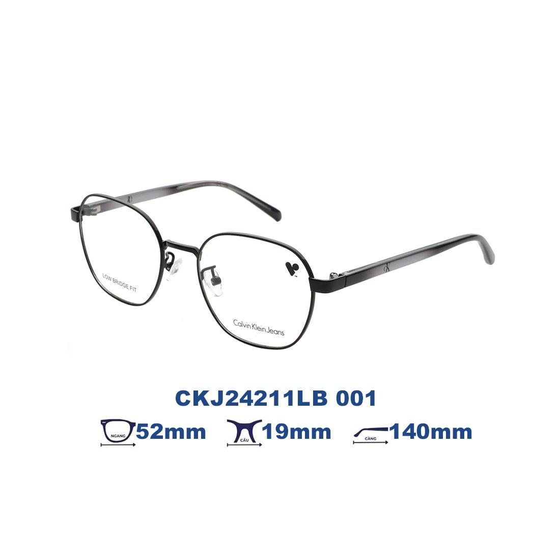  Gọng kính Calvin Klein Jeans CKJ24211LB 001 