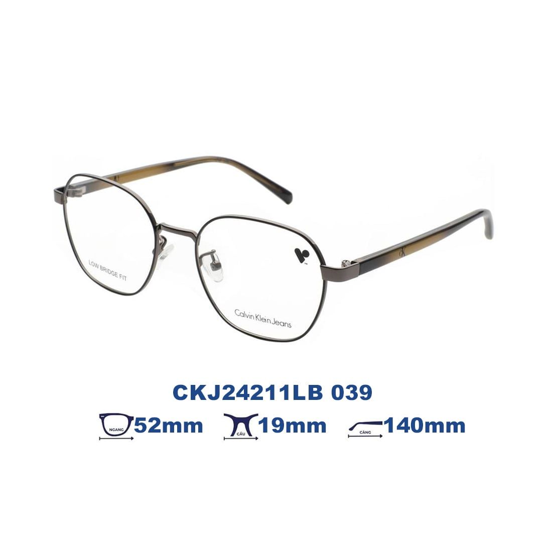  Gọng kính Calvin Klein Jeans CKJ24211LB 039 
