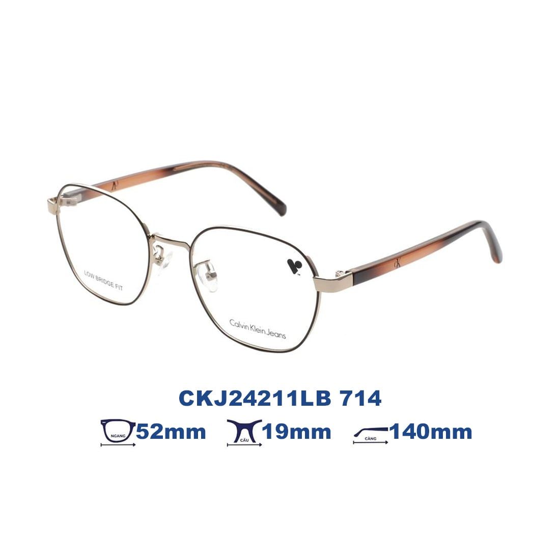  Gọng kính Calvin Klein Jeans CKJ24211LB 714 