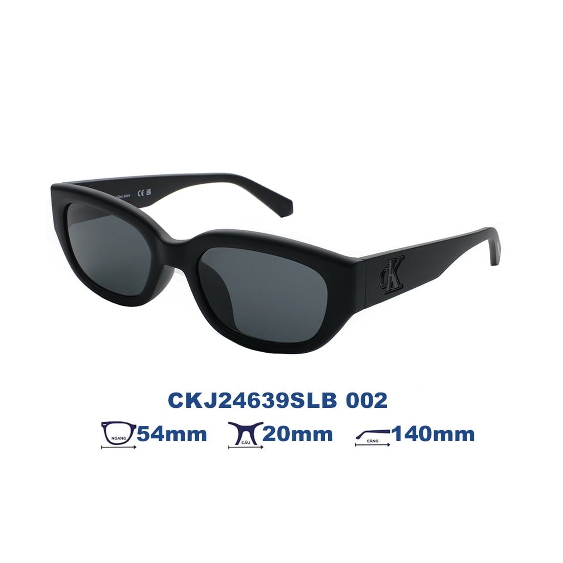  Kính mát Calvin Klein Jeans CKJ24639SLB 002 