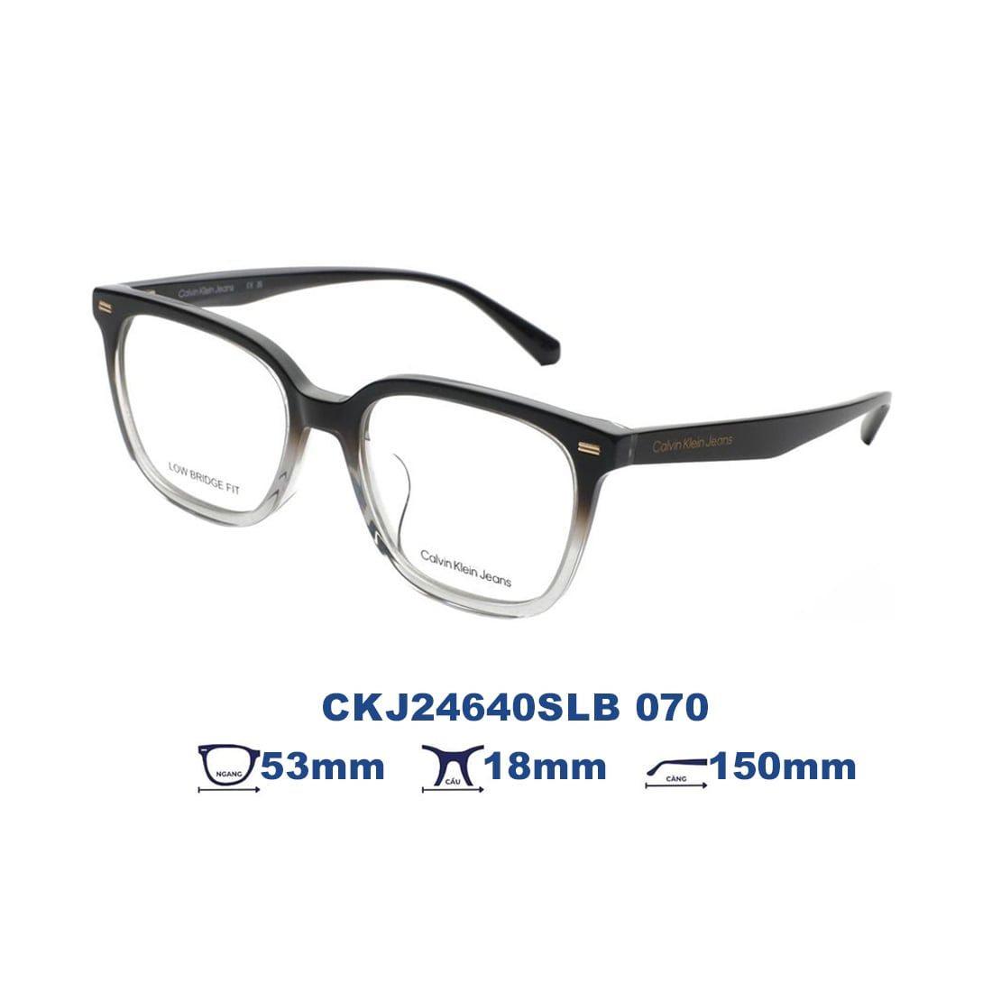  Gọng kính Calvin Klein Jeans CKJ24640SLB 070 