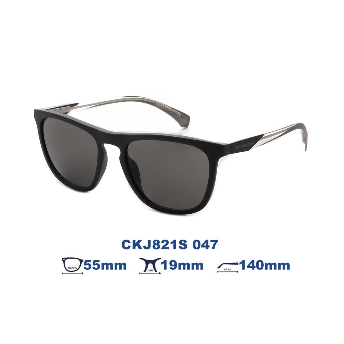  Kính mát Calvin Klein Jeans CKJ821S 047 