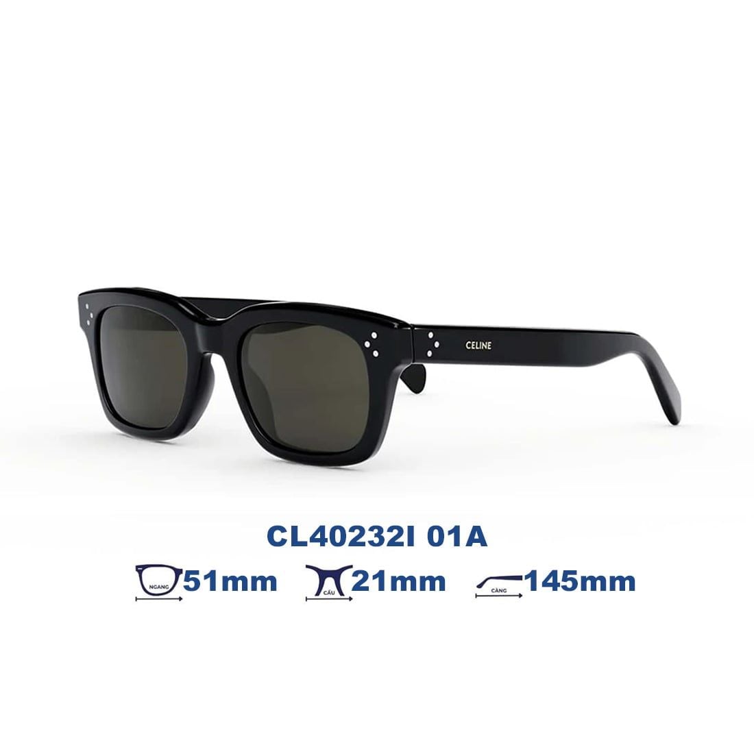 Kính mát CELINE CL40232I 01A