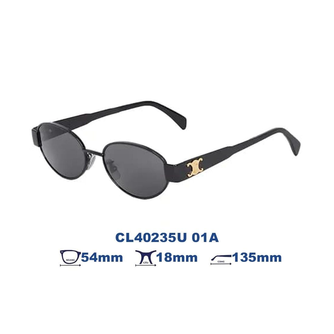 Kính mát CELINE CL40235U 01A