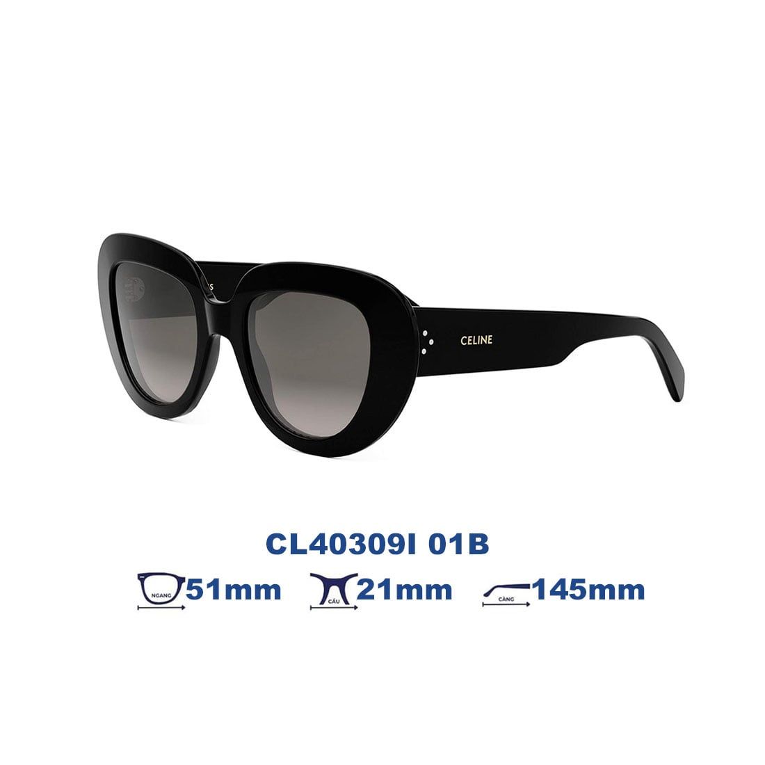 Kính mát CELINE CL40309F 01B