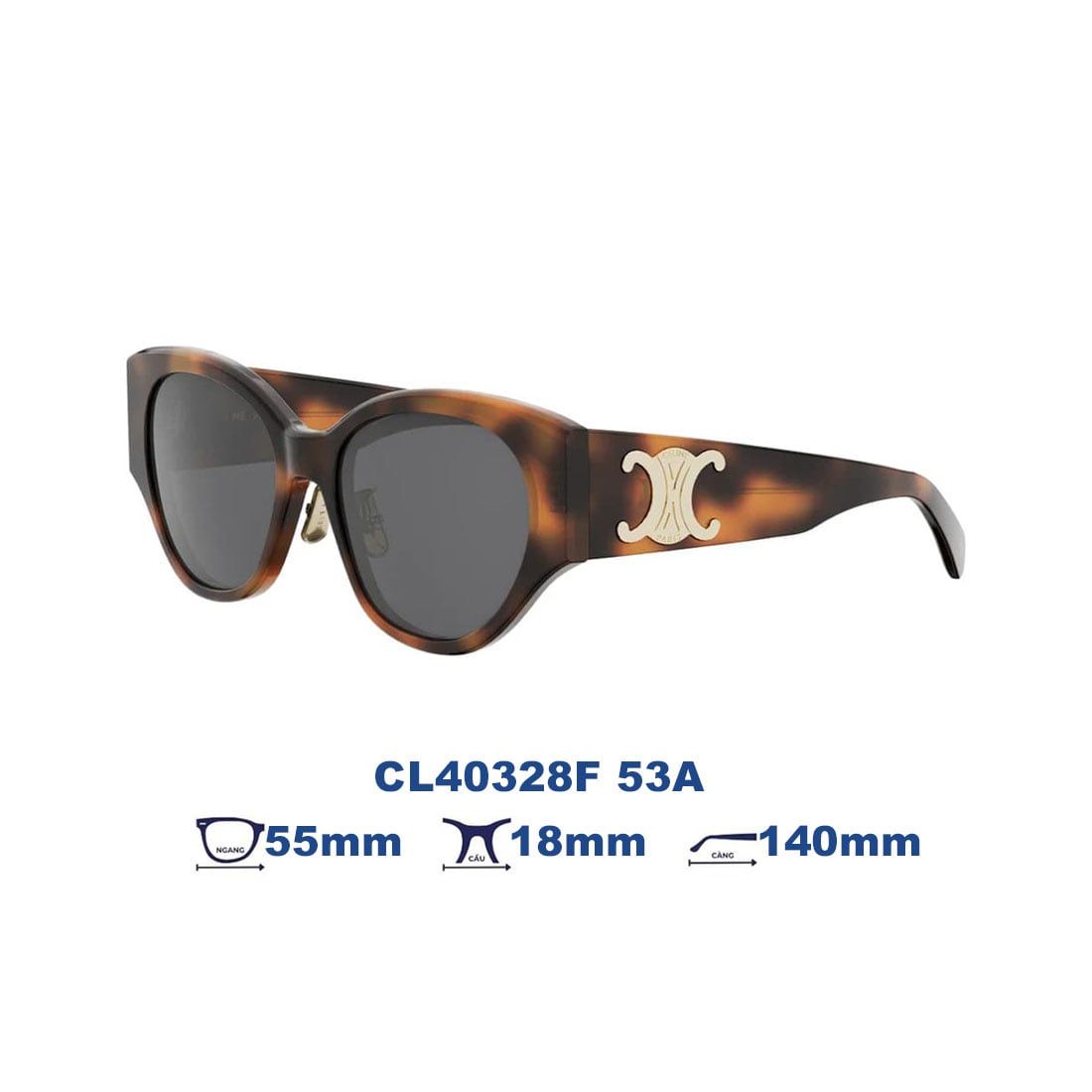 Kính mát CELINE CL40328F 53A