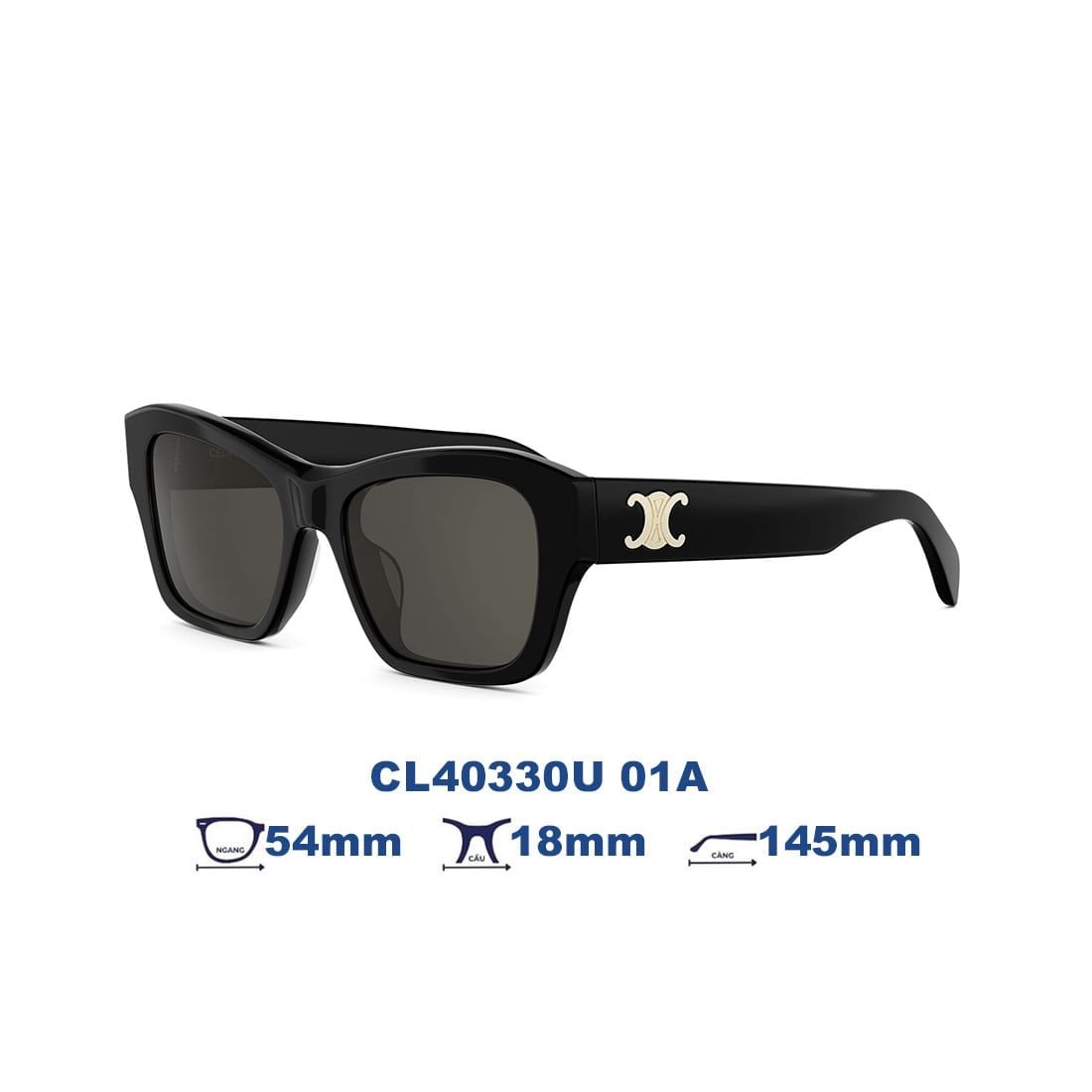 Kính mát CELINE CL40330U 01A