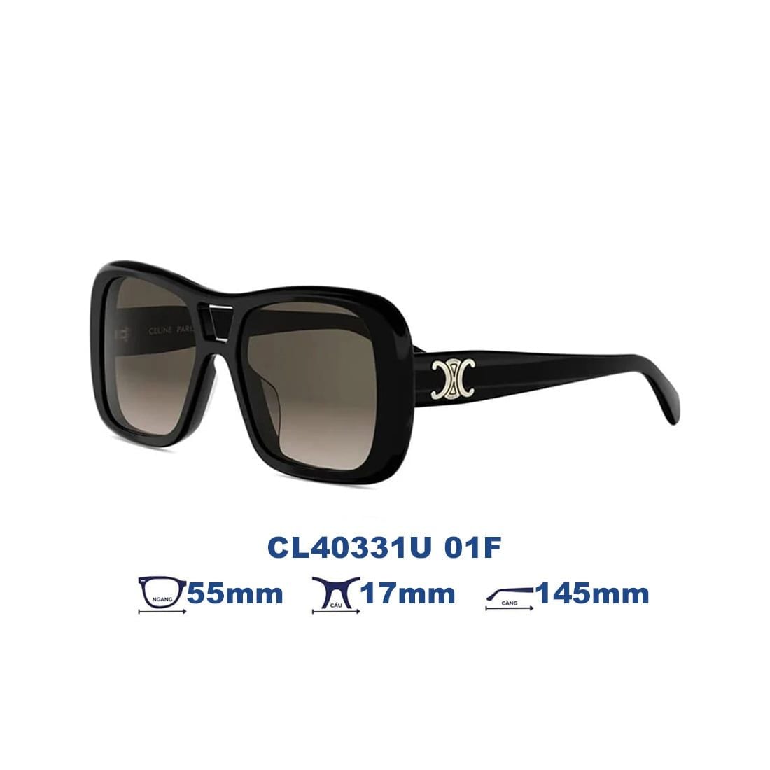 Kính mát CELINE CL40331U 01F