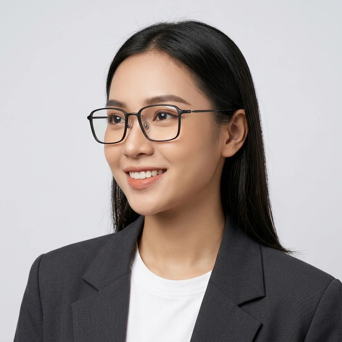 Gọng Kính Essentials COMFLEX1S3W M.BLACK