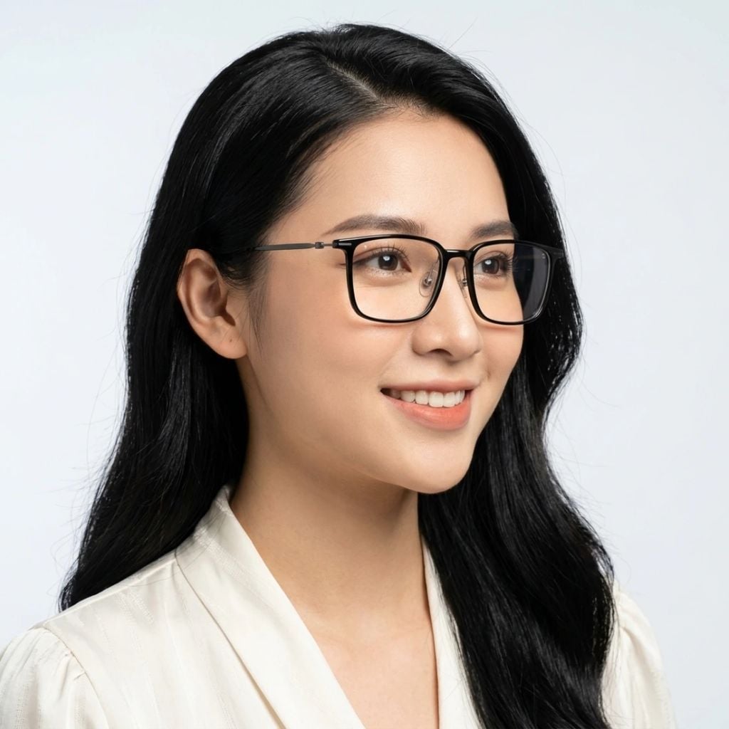 Gọng Kính Essentials COMFLEX2S3W BLACK