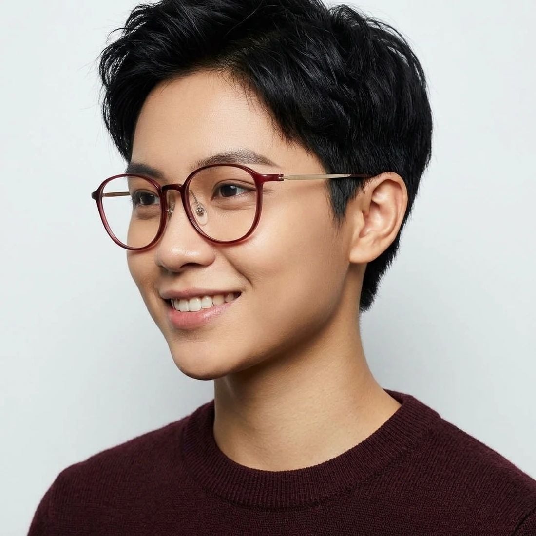 Gọng Kính Essentials COMFLEX5S3W C.RED