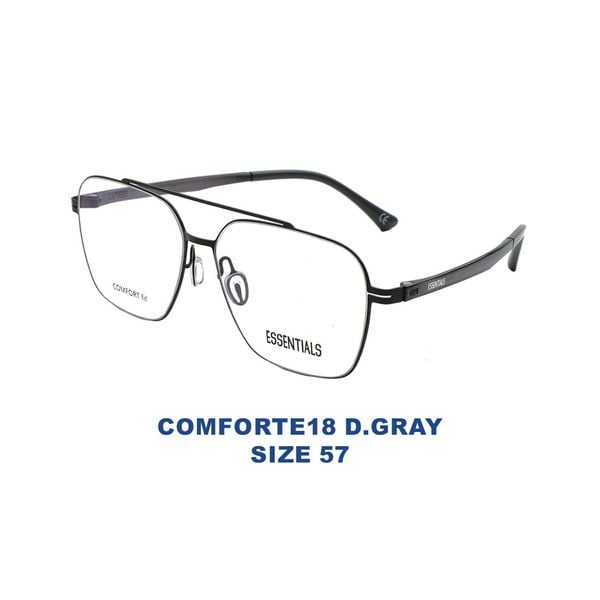 Gọng kính ESSENTIALS COMFORTE18 D.GRAY