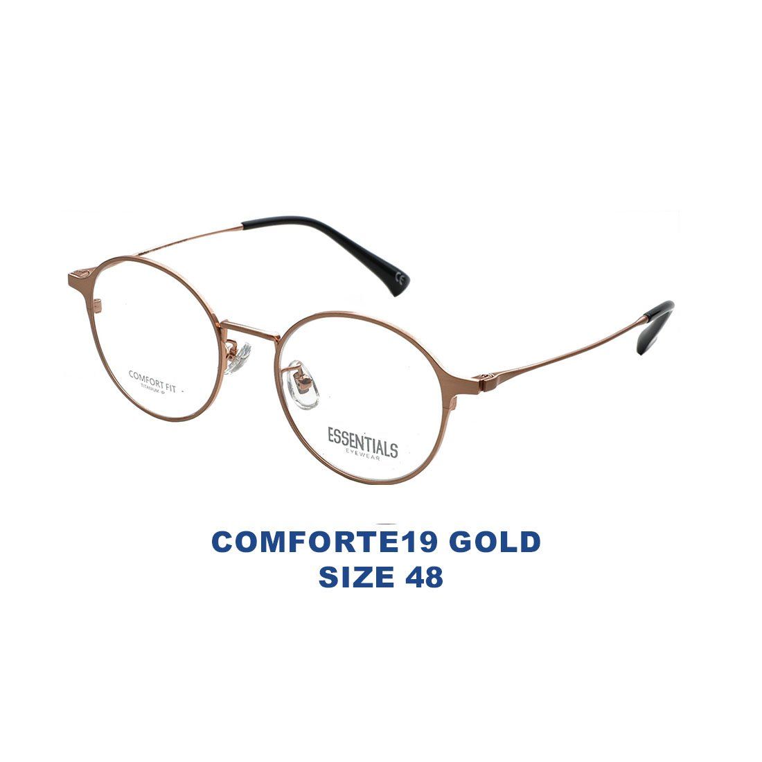  Gọng kính ESSENTIALS COMFORTE19 GOLD 