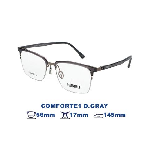 Gọng kính ESSENTIALS COMFORTE1 D.GRAY