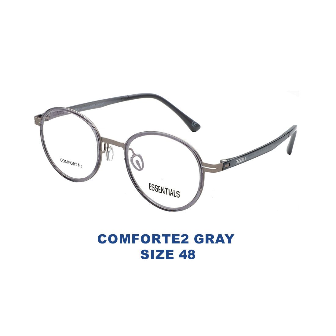  Gọng kính ESSENTIALS COMFORTE2 GRAY 