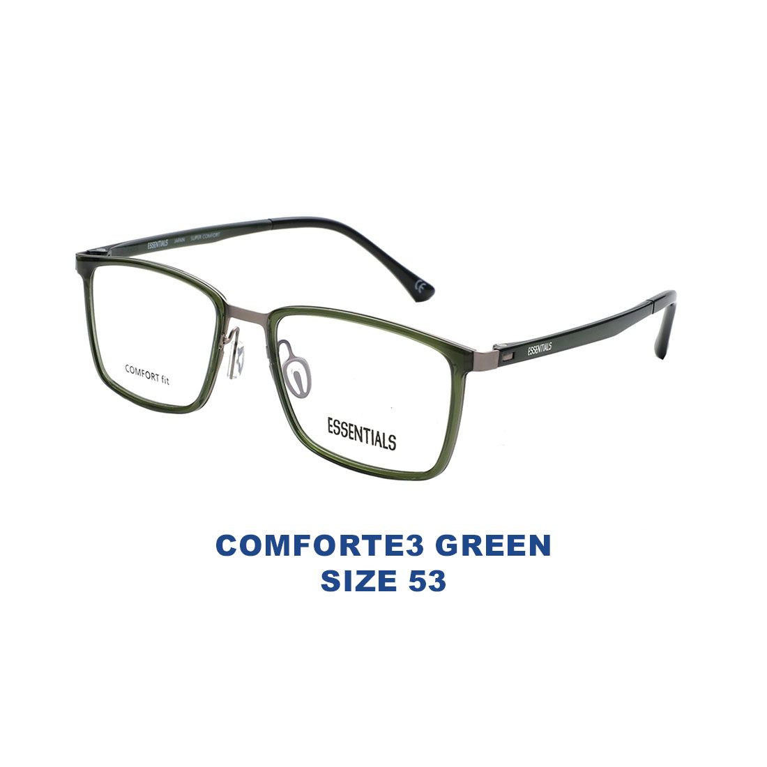  Gọng kính ESSENTIALS COMFORTE3 GREEN 