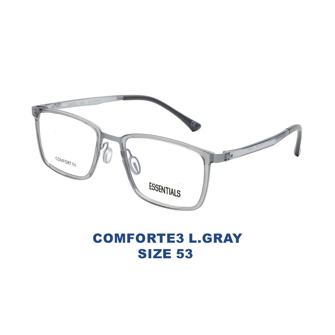  Gọng kính ESSENTIALS COMFORTE3 L.GRAY 