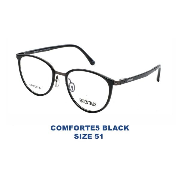 Gọng kính ESSENTIALS COMFORTE5 BLACK