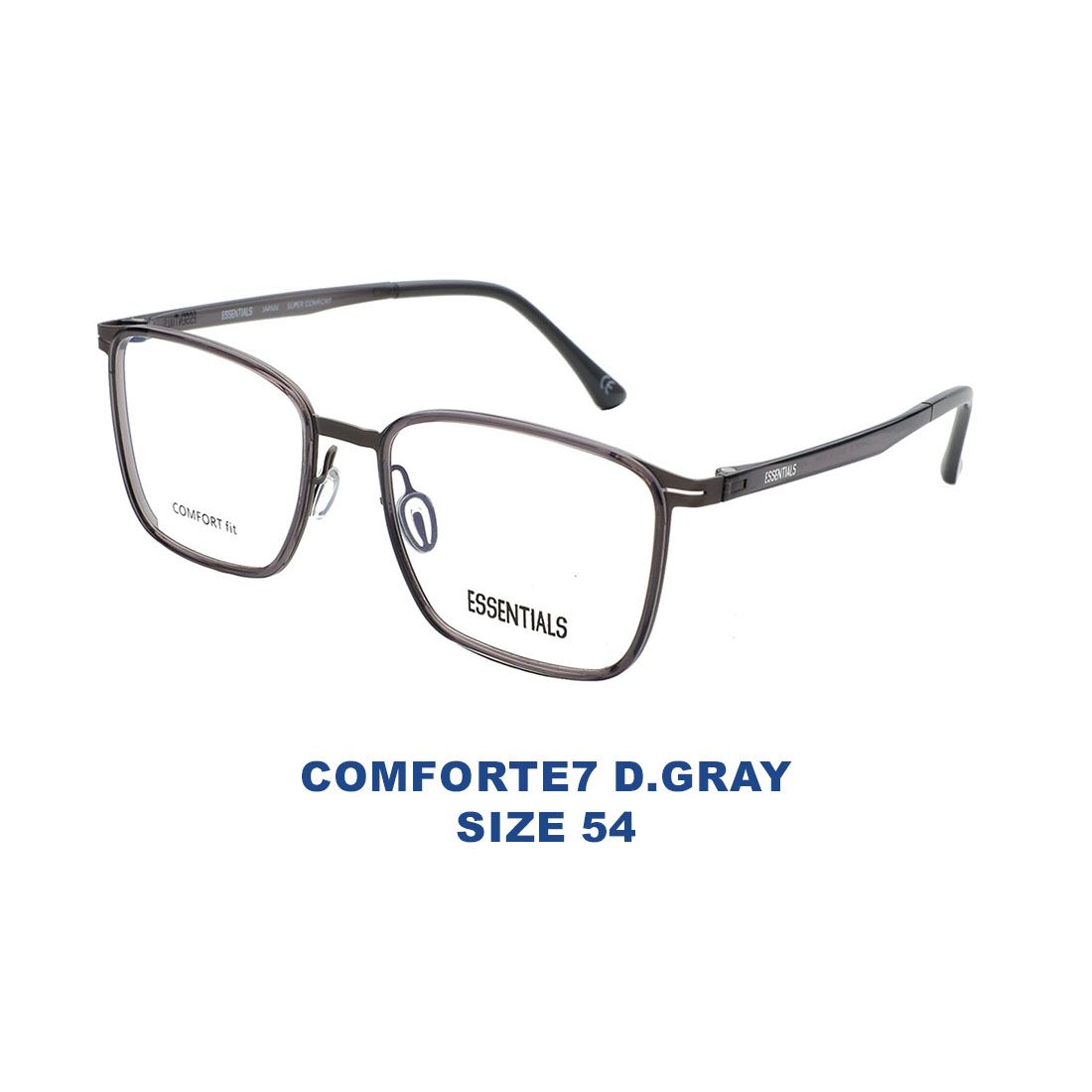  Gọng kính ESSENTIALS COMFORTE7 D.GRAY 