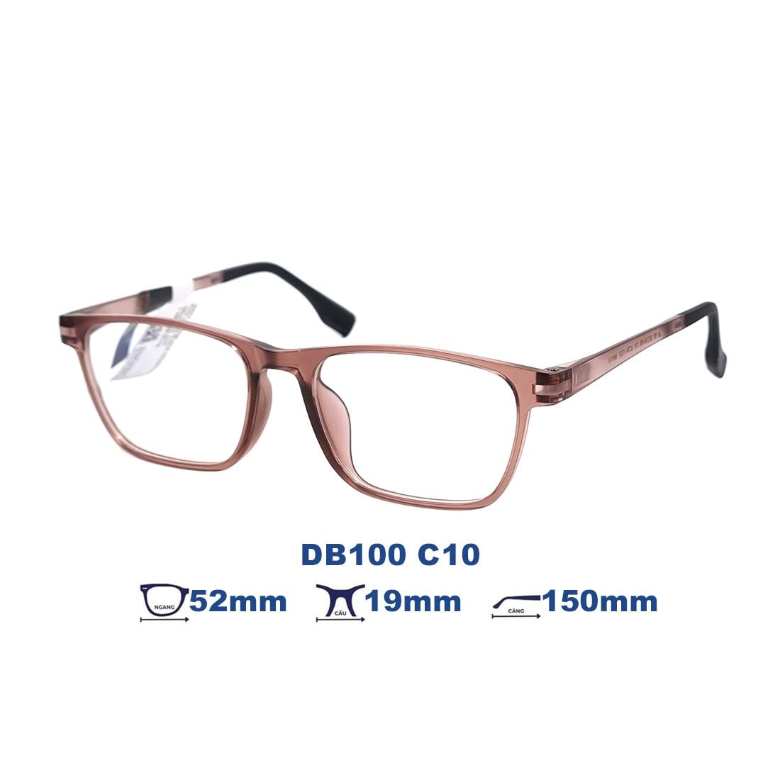 Gọng kính BLACK MONSTER DB100 C10
