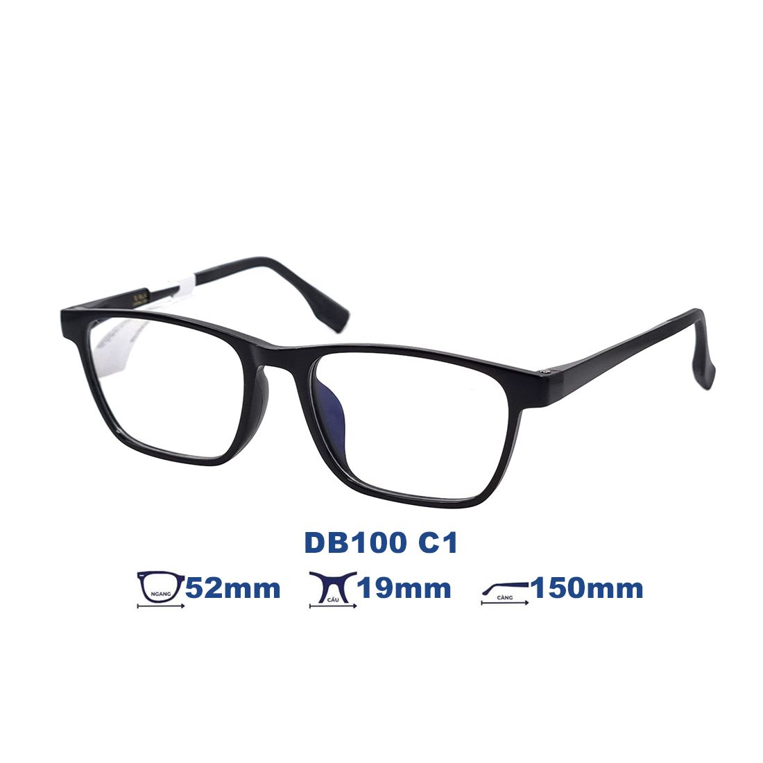 Gọng kính BLACK MONSTER DB100 C1