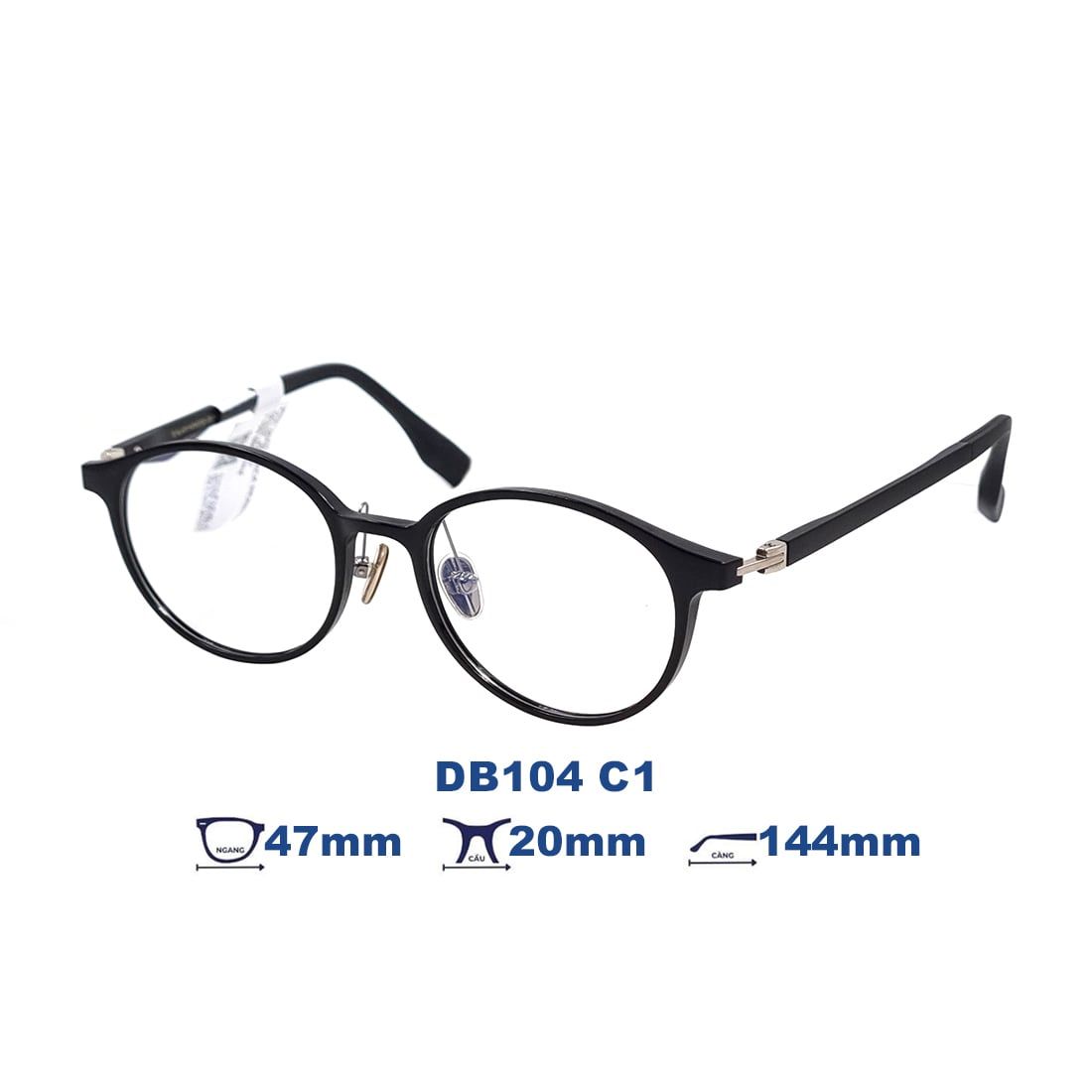 Gọng kính BLACK MONSTER DB104 C1