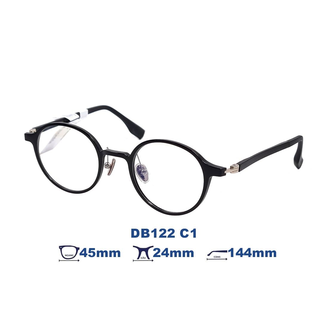 Gọng kính BLACK MONSTER DB122 C1