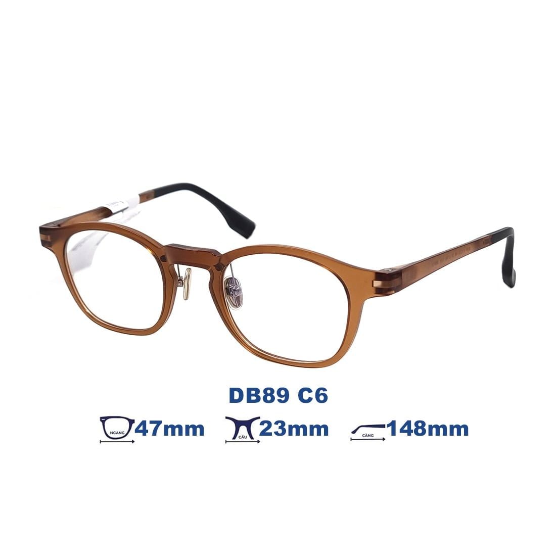 Gọng kính BLACK MONSTER DB89 C6