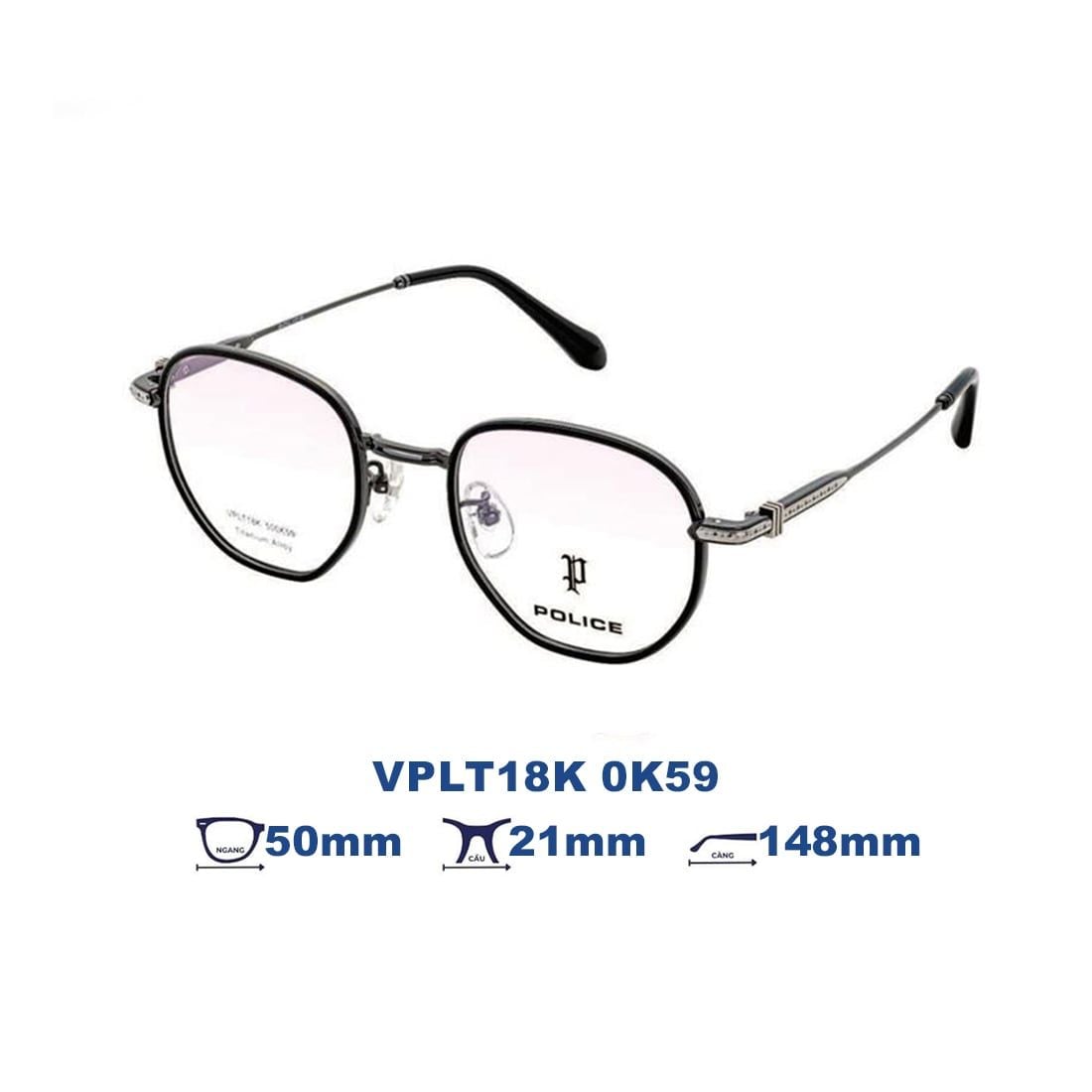 Gọng kính POLICE VPLT18K 0K59