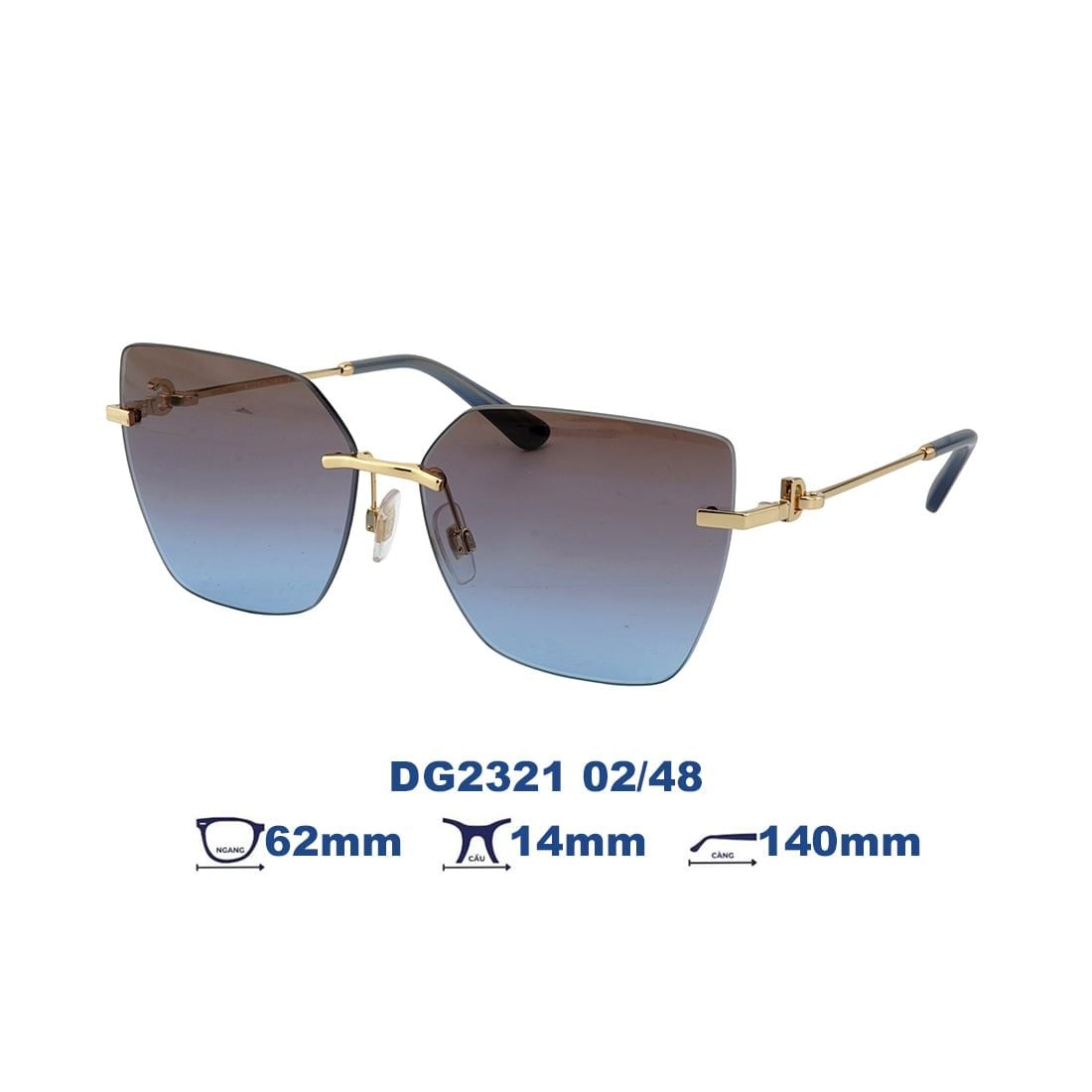  Kính mát Dolce & Gabbana DG2321 02/48 
