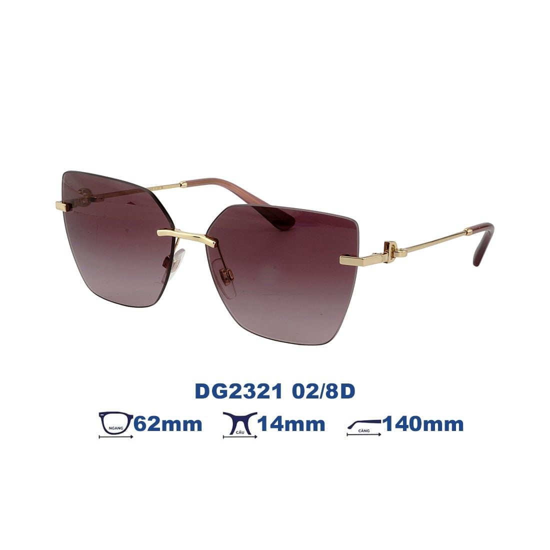  Kính mát Dolce & Gabbana DG2321 02/8D 