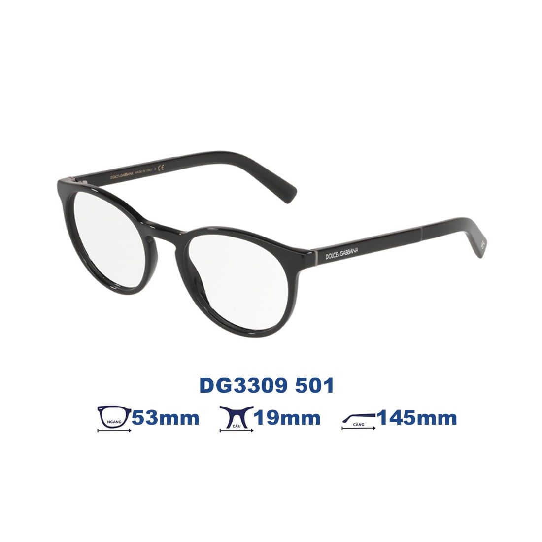 Gọng kính Dolce & Gabbana  DG3309 501