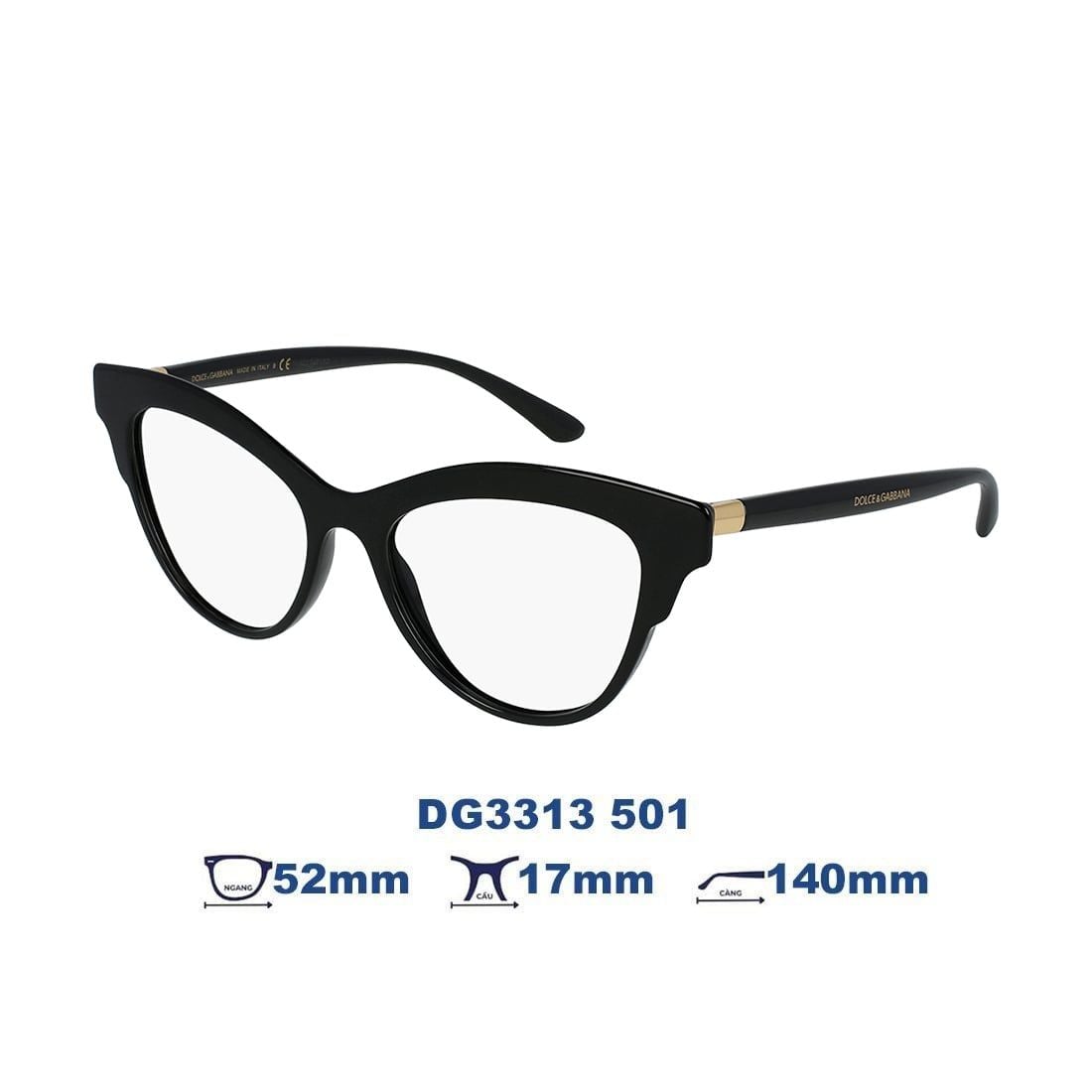 Gọng kính Dolce Gabbana DG3313 501