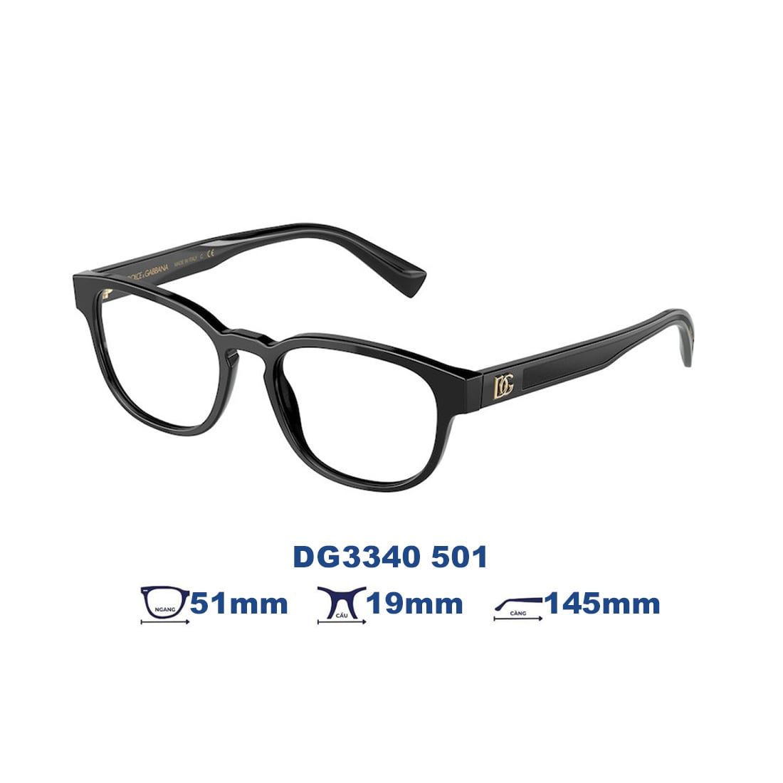 Gọng kính Dolce & Gabbana DG3340 501