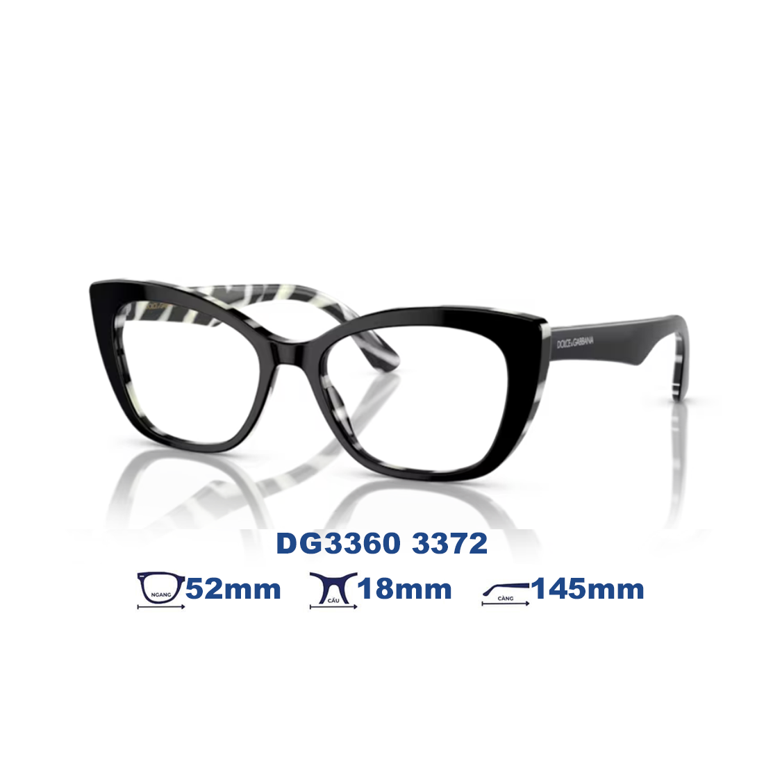  Gọng kính Dolce & Gabbana DG3360 3372 