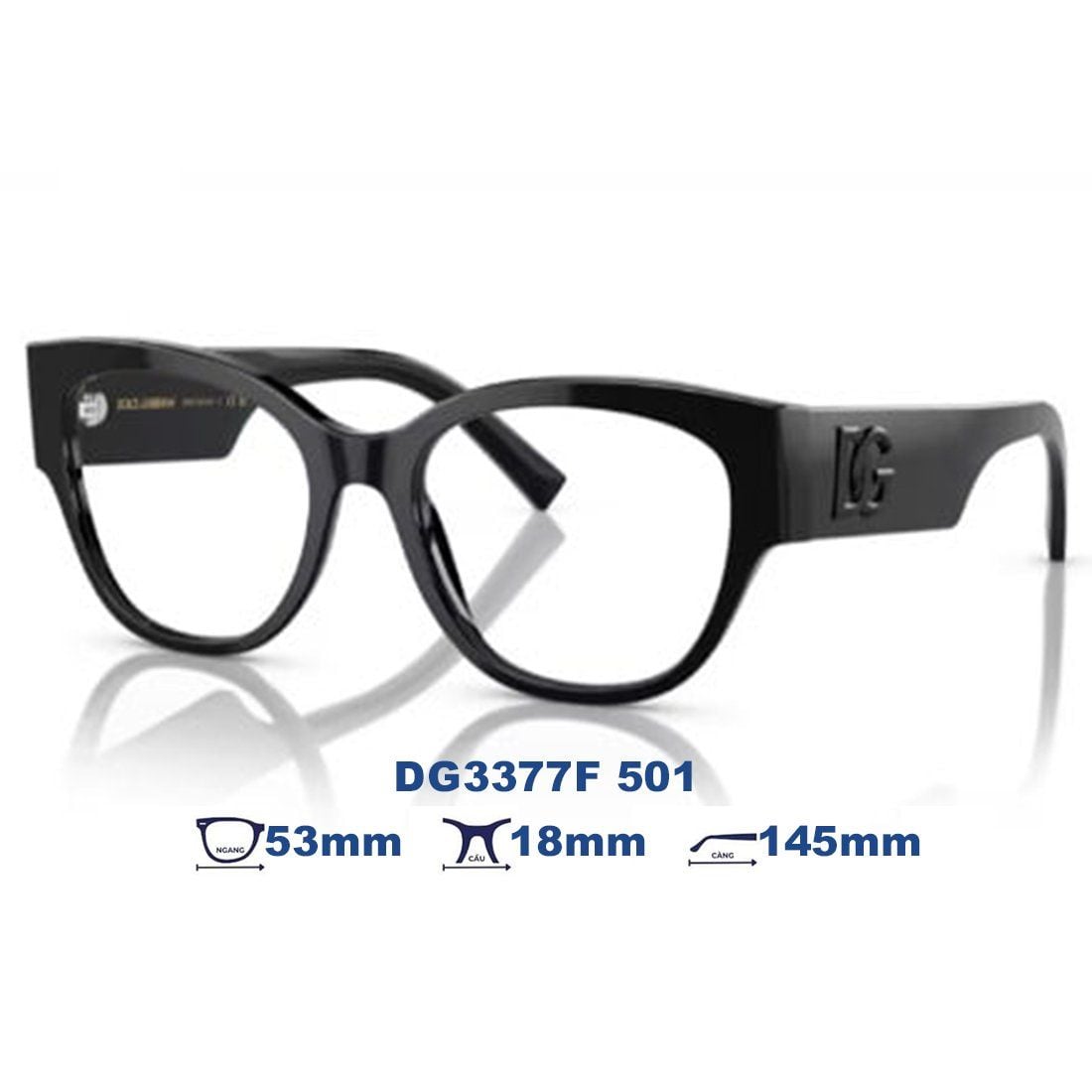 Gọng kính Dolce Gabbana DG3377F 501