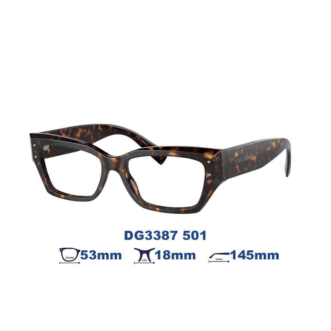 Gọng kính Dolce Gabbana DG3387 501
